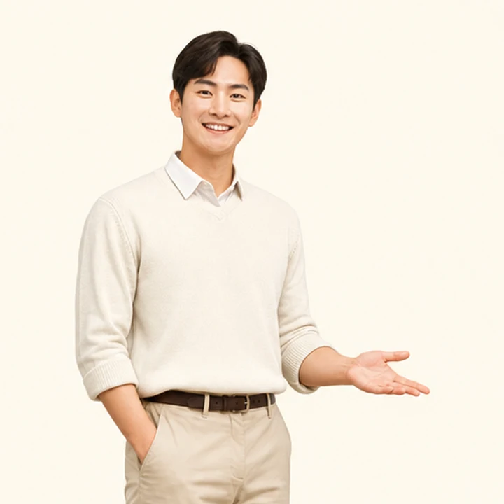 법인 장기렌트 견적 상담 신청을 안내하는 담당자